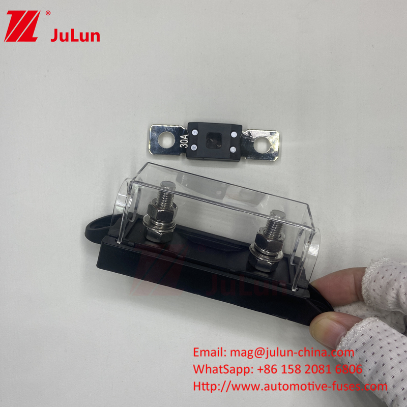 ABS জিংক অ্যালোয় ব্রাস 5mm 20mm 20A ফিউজ হোল্ডার জন্য 24VDC 32VDC 72VDC