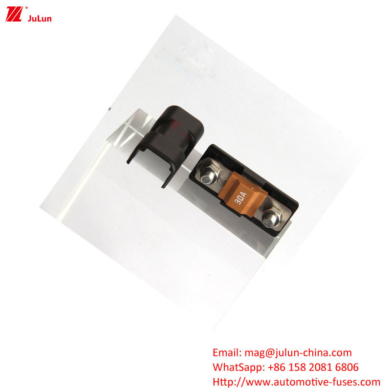 Eu ULANS / MIDI ছোট প্রিমিয়াম ফিউজ হোল্ডার গাড়ি জন্য 30A-500A EU UL স্ট্যান্ডার্ড বোল্ট