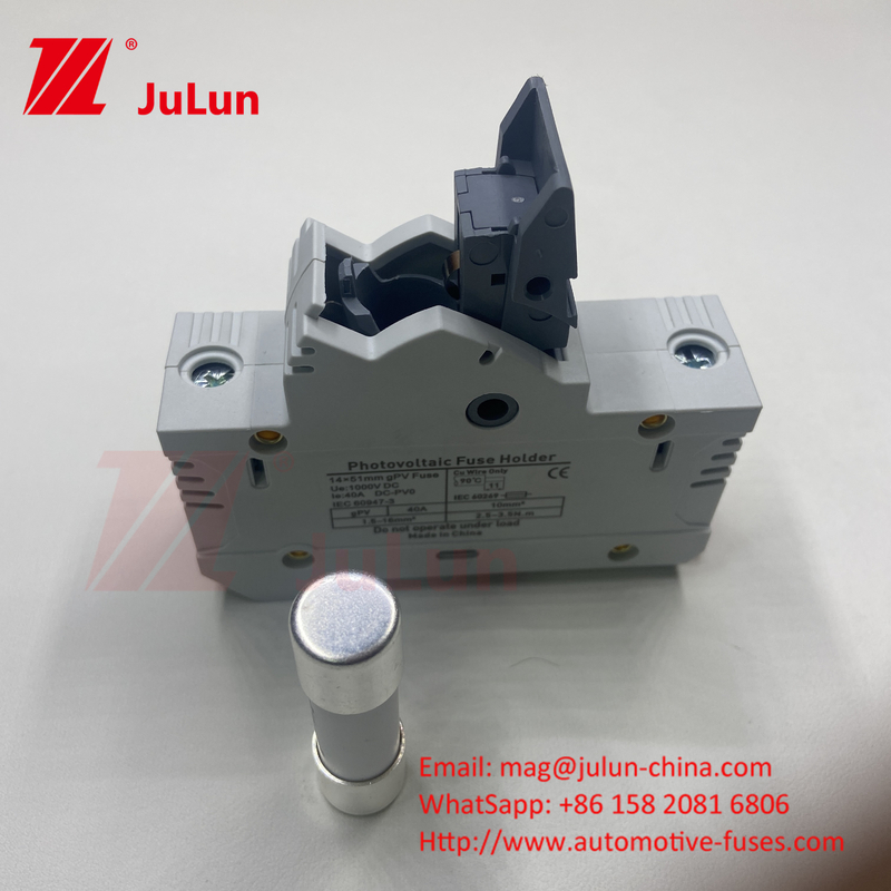 1000V 1500V 500V সৌর PV ফিউজ 14x51mm ফিউজ হোল্ডার RT18W-32 22*58mm 1000DV ফোটোভোলটাইক