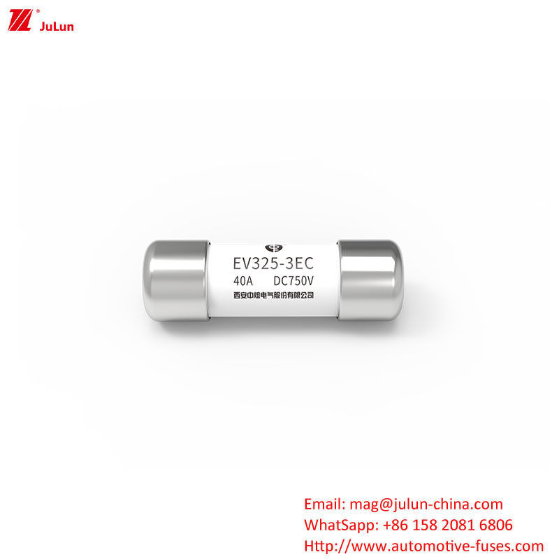 EV325-3EC বক্সযুক্ত এসি বৈদ্যুতিক যানবাহন দ্রুত ফুঁ ফিউজ 10A-50A সিনোফিউজ লোগো সহ