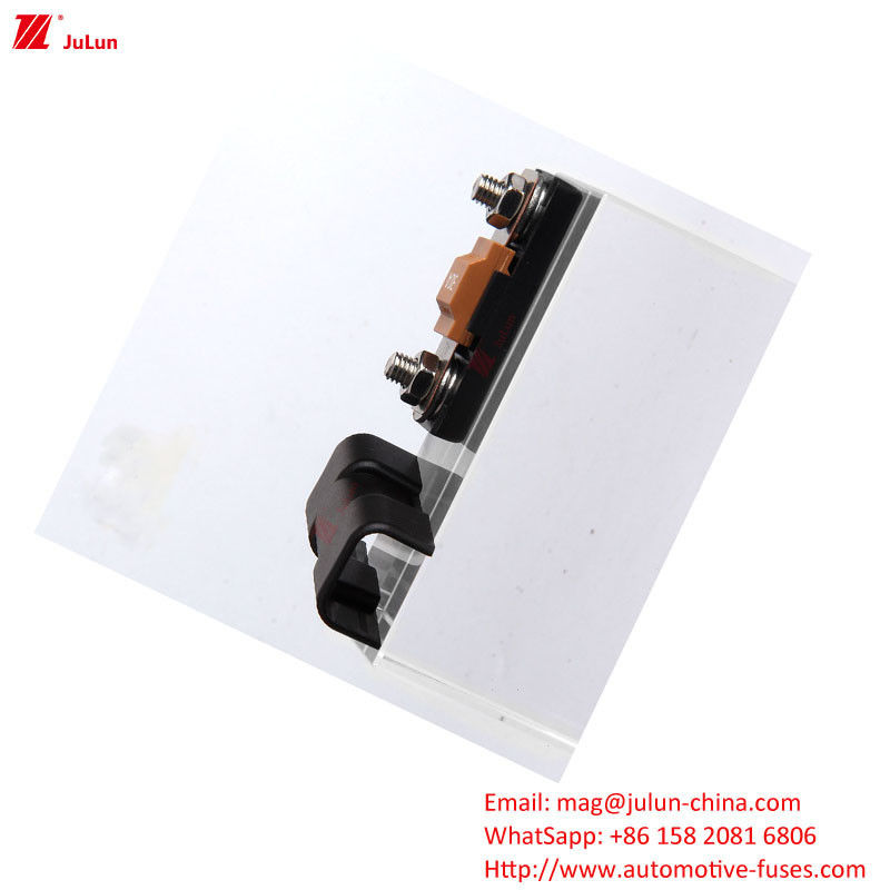 বোল্ট ফিউজ 30A-500A 32V ইইউ ইউএল স্ট্যান্ডার্ড কপার যোগাযোগ সার্কিট ব্রেকার বোল্ট ফিউজ সহ