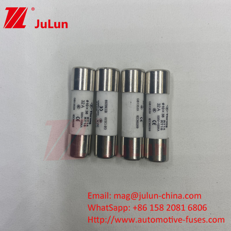 2A AC220V / AC380V / AC500V / AC690V / AC800V সোলার স্ট্রিং সুরক্ষার জন্য ফোটোভোলটাইক সিস্টেম তাপ ফিউজ