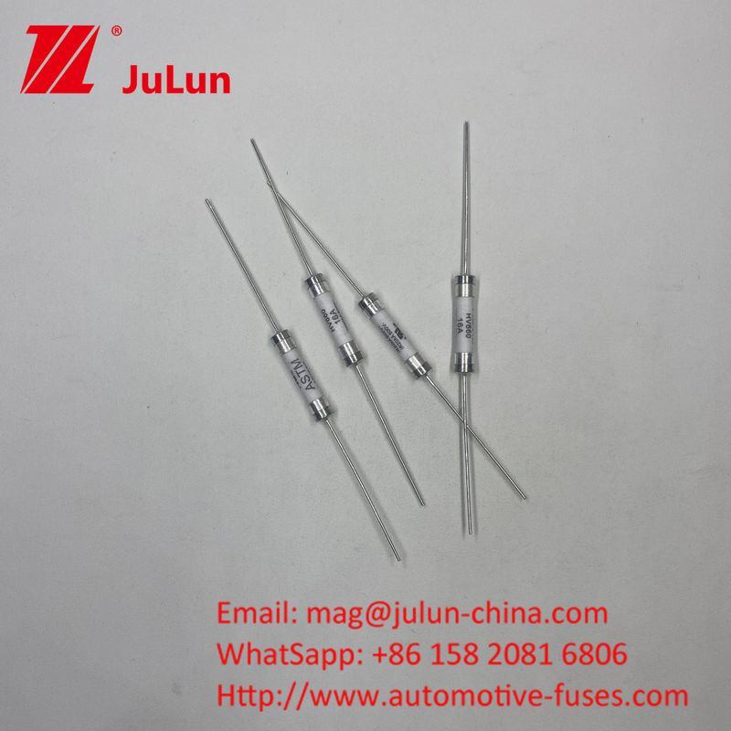 20A 500VCD 6*30mm HV660 এএসটিএম পিসিবি হোল / ক্ল্যাম্প ইনস্টলেশন 500VDC সিরামিক ফিউজ