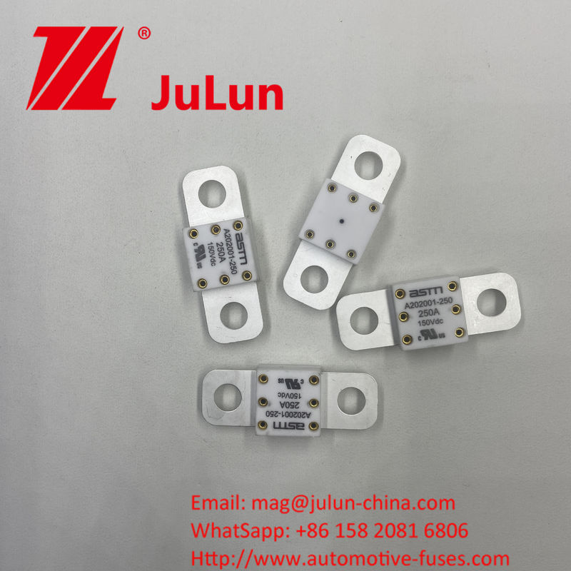 150VDC 200A A202001 অটোমোবাইল এনার্জি স্টোরেজ সিরামিক অটোমোবাইল ফিউজ স্থায়িত্ব এবং দক্ষতার নিখুঁত সমন্বয়