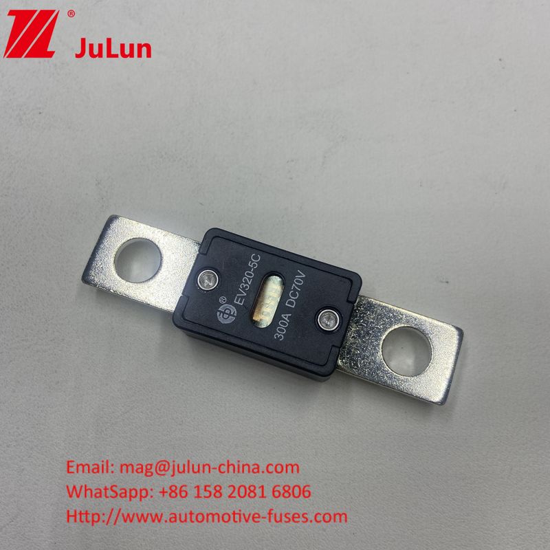 EV320-5C 150A 70VDC সিনোফুজ অটোমোটিভ ফিউজ সুপারিশকৃত সংকীর্ণ টর্ক 11-13N·m দীর্ঘস্থায়ী বৈদ্যুতিক বৈশিষ্ট্য সহ M8 ইনস্টলেশনের জন্য