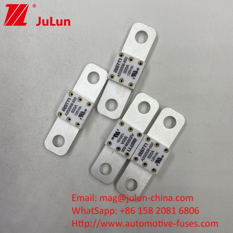 300A 125VDC সিরামিক ফিউজ উচ্চ ভাঙ্গন ক্ষমতা 125Vdc এর নিচে ভারী দায়িত্ব যানবাহন জন্য অটোমোটিভ