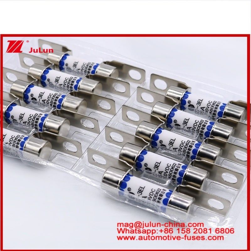 EV322-3EL 16A 700VDC ফিউজ টিউবুলার সিরামিক ছোট আকারের উচ্চ ব্রেকিং বৈদ্যুতিক যানবাহন ট্র্যাকশন সিস্টেম পাওয়ার রূপান্তর শক্তি সঞ্চয় বোর্ড চার্জার