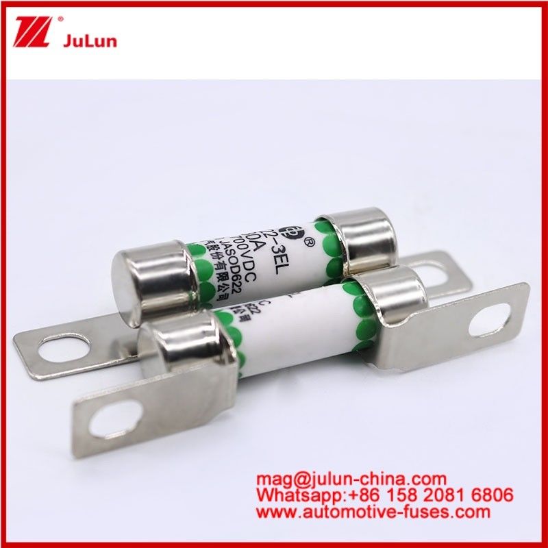 EV322 3EL 30A DC700V টিউবুলার সিরামিক ফিউজ বৈদ্যুতিক যানবাহন ফিউজ বোল্ট সংযোগ কাঠামো চমৎকার অ্যান্টি-ভিব্রেশন অ্যান্টি-মেকানিক্যাল শক অ্যান্টি-কেমিক্যাল লোড উচ্চ তাপমাত্রা সহ