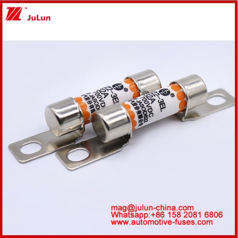 EV322 3EL 32A DC700V টিউবুলার সিরামিক ফিউজ কমপ্যাক্ট আকার উচ্চ রেটযুক্ত বর্তমান শর্ট সার্কিট সুরক্ষা
উচ্চ ভাঙ্গন ক্ষমতা 100Vdc/125Vdc বোল্টড স্ট্রাকচার