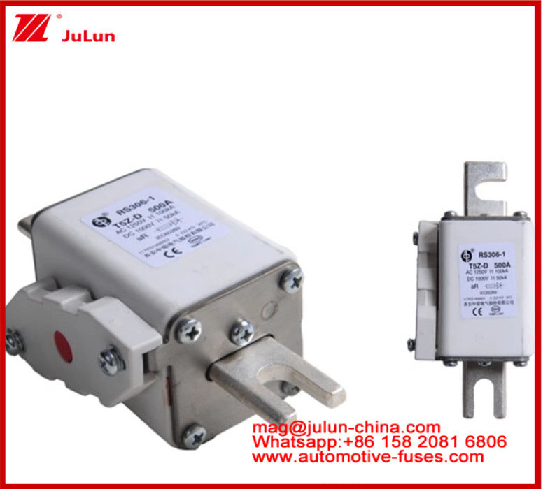 RS306-01-T5Z D 500A AC1250V DC1000V 50KA স্কয়ার কারেমিক ফিউজ বৈদ্যুতিক যানবাহন ট্রাকশন সিস্টেম পাওয়ার রূপান্তর শক্তি সঞ্চয় বোর্ড চার্জার চমৎকার ডিসি পারফরম্যান্স