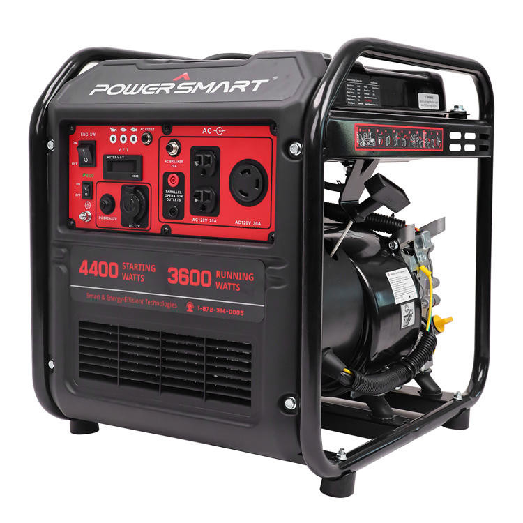 Home InvertorB পোর্টেবল ইউএসএ ইন স্টক Powersmart 4400w আউটডোর মোবাইল পাওয়ার ওপেন ফ্রেম গ্যাস জেনারেটর ফর ক্যাম্পিং হোম InvertorB পোর্টেবল