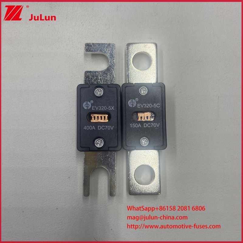 EV320-5C 5X 400A DC70V ব্যাটারি সড়ক যানবাহন ফিউজ EV এর জন্য 500A নামমাত্র বর্তমান