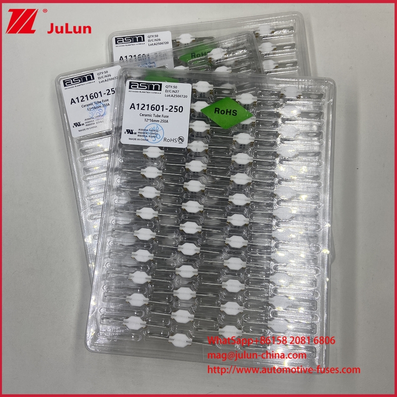 A121601-200A 125VDC EV M6 বোল্ট ফিউজ ব্যাটারি EV বৈদ্যুতিক মোটরসাইকেল জন্য