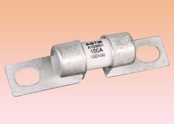 EV এর জন্য 90V 125 Amp অটোমোটিভ ফিউজ সিরামিক মেটেরিয়াল স্টাড মাউন্ট