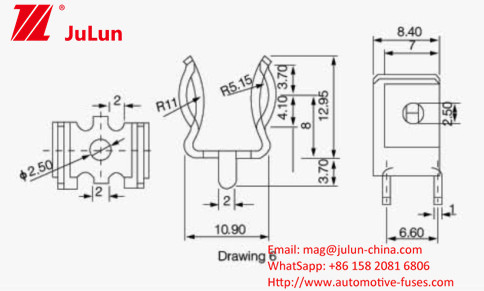 কমপ্যাক্ট সোলার প্যানেল ফিউজ 1000VDC 50A স্পেস সীমাবদ্ধ পরিবেশের জন্য সিলিন্ডার