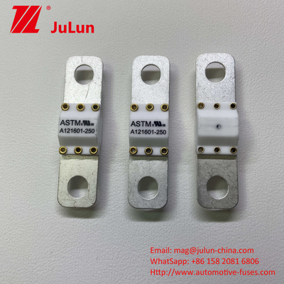 200A 125VDC অটোমোবাইল ফিউজ কোয়ার্টজ স্যান্ড শক্তিশালী এবং নির্ভরযোগ্য