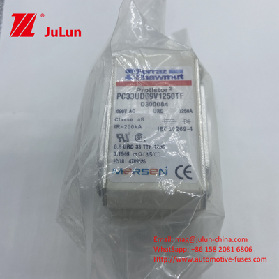 Ferraz D300084 সিরামিক যানবাহন ফিউজ 1250A 690V 200KA ডিসি ত্রুটি বর্তমান
