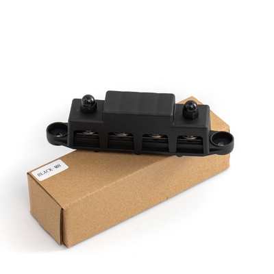 12V 250A 4 পোস্ট বাসবার বাস বার পাওয়ার ডিস্ট্রিবিউশন ব্লক ডাব্লু / কভার 5/16 