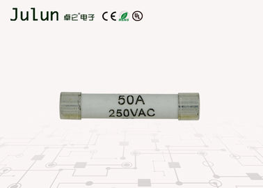 দ্রুত অভিনয় 250v 50 এমপি এসি ফিউজ সার্কিট সুরক্ষা ফিউজ 6x30mm হ্যালোজেন বিনামূল্যে