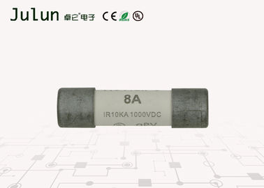 8 এমপি সিরামিক উচ্চ ভোল্টেজ ফিউজ 10x38mm 1000v ডিসি ফাস্ট কাটা লিড বিনামূল্যে উপাদান