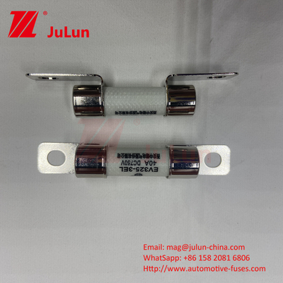 ISO8820 অটোমোটিভ সিরামিক বোল্ট-মাউন্ট ফিউজ 30A 40A 50A 750VDC 10*38mm EV325