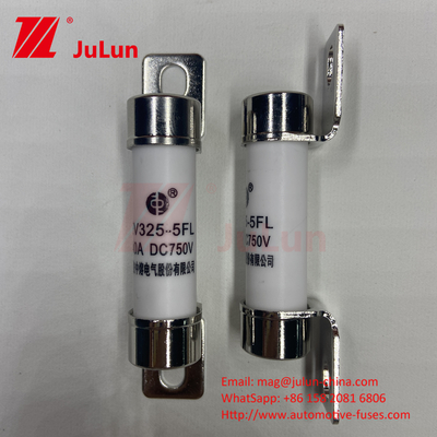 সিরামিক টিউব 14x51 15A 40A 50A EV325 ফিউজ 750VDC EV32520KA সিরামিক অটোমোটিভ বোল্ট ফিউজ 10A-50A ISO8820/JASO D622