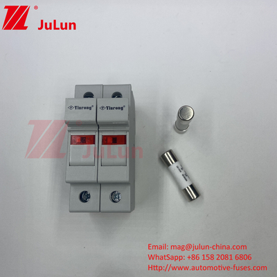 PV-30 CE TUV 10*38mm Dc 6A 8A 10A 12A 15A 20A 25A 32A PV সৌর Dc 1000V ফিউজ ফিউজ হোল্ডার বক্স সহ নির্দেশ সহ