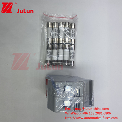 1000VDC-1500VDC সোলার পিভি ফিউজ হোল্ডার ফিউজ 2 এমপি ফিউজ সোলার ডিসি সিলিন্ড্রিকাল ফিউজ লিঙ্ক সহ