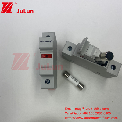 সৌর ফটোভোলটাইক সুরক্ষা RT18-32 15A 20A 32A LED সূচক সঙ্গে ফিউজ ধারক জন্য S