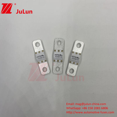 A121601-50A ASTM 125VDC বৈদ্যুতিক যানবাহনের বৈদ্যুতিক সুরক্ষা টার্মিনাল টাইপ ফিউজ