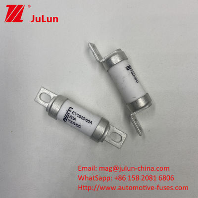 32A 700V ভোল্টেজ অটোমোটিভ ফিউজ ডিসি ফিউজ EV1845 সিরিজ 10kA স্ক্রু টার্মিনাল মিডিয়াম বোল্ট ফিউজ