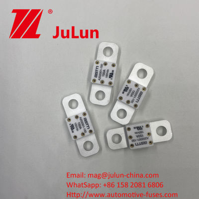 250A 150VDC ASTM A202001-300A স্ক্রু বোল্ট মাউন্ট পদ্ধতির সাথে সিরামিক অটোমোটিভ ফিউজ