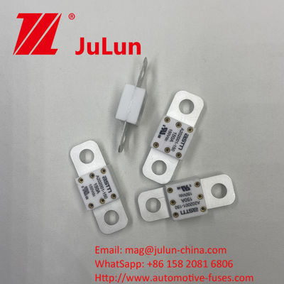 ASTM A202001-250A 150VDC শর্ট সার্কিট সুরক্ষার জন্য উচ্চ বর্তমান রেটিং সিরামিক যানবাহন ফিউজ
