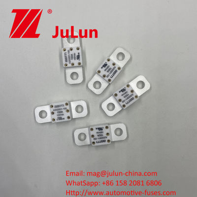 A202001-300A এএসটিএম সিরামিক অটোমোটিভ ফিউজ 150VDC ভোল্টেজ এবং 39mm হোল দূরত্বের জন্য