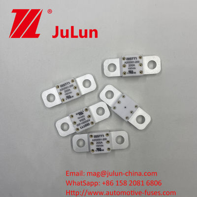 স্ক্রু বোল্ট মাউন্ট A202001-300A 150VDC সিরামিক অটোমোটিভ ফিউজ পাওয়ার রূপান্তর জন্য উপযুক্ত 150VDC আউটপুট ভোল্টেজ