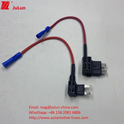 F3A 5A 10A 15A ফিউজ ট্যাপ 16AWG গাড়ি একটি সার্কিট যুক্ত করুন ACU ব্লেড ফিউজ অ্যাডাপ্টার গাড়ির জন্য ফিউজ হোল্ডার সহ ট্রাক
