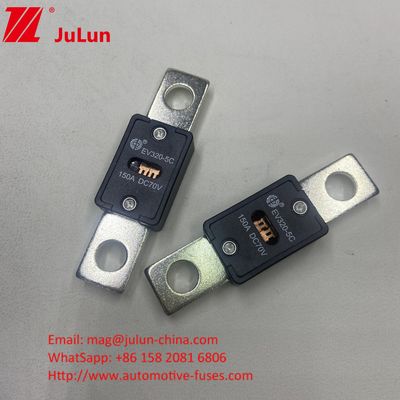 স্ক্রু বোল্ট মাউন্টিং EV320-5X 200A 70VDC যানবাহন ফিউজ 68*19*10mm