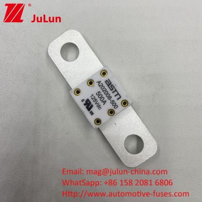 অটোমোটিভ ব্যাটারি সুরক্ষার জন্য 125V 150A 50.8 মিমি সিরামিক ব্লেড ফিউজ