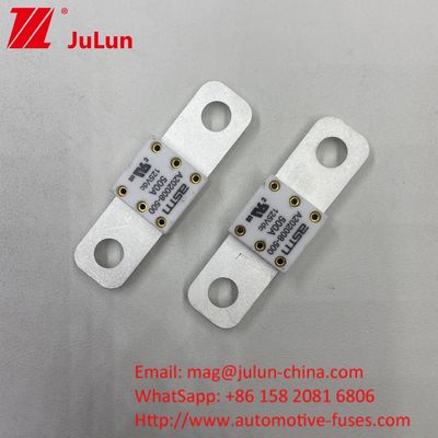 ট্রাক 400A 125VDC 2 গর্তের মধ্যে দূরত্ব 50.8mm গাড়ী ব্যাটারি ফিউজ লিফট যোগাযোগ সিস্টেমের জন্য