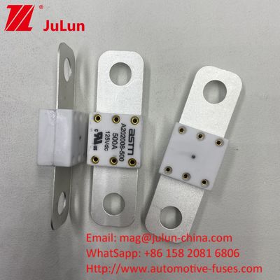 500A অটো A202008 125VDC পোর্টেবল ইভি চার্জার ফিউজ 100A 125A 150A 200A 250A 300A 400A 500A