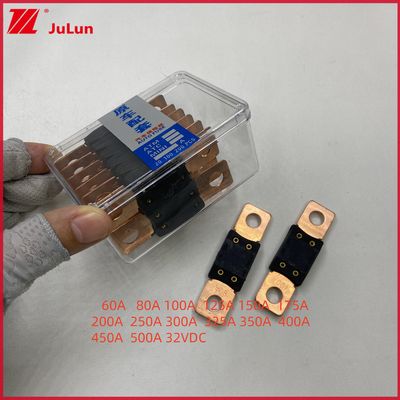 জাহাজের জন্য বৈদ্যুতিক মেগা যানবাহন ফিউজ 32VDC 0298200.ZXEH বড় বোল্ট বক্স 0298 গাড়ির মেগা ফিউজ ধারক উপর