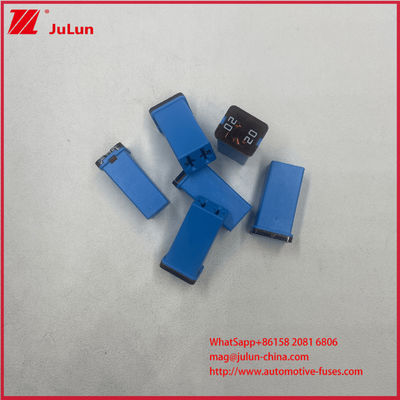 20A 32V টার্মিনাল মহিলা স্কয়ার অটোমোটিভ ফিউজ অটোমোবাইলের জন্য এসইউভি ট্রাক অফ রোড যানবাহন রেটযুক্ত প্লাগ-ইন ফিউজ লিঙ্ক অটোমোবাইলের জন্য UL ROHS সম্মতি PEC 34440011 SBF JT-40A JT