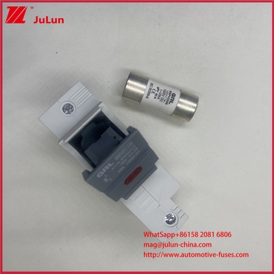 63A ফটোভোলটাইক ফিউজ হোল্ডার 22*58mm 1000DC TUV CE GB/T14048.3 স্ট্যান্ডার্ডের জন্য ফিউজ লিঙ্ক সাইজ