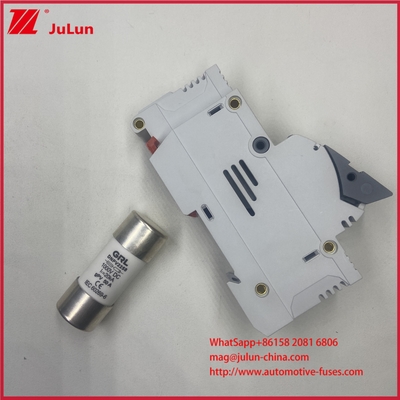 ফোটোভোলটাইক 10*85mm 1500VDC 32A DIN রেল ইনস্টলেশন পাওয়ার সাপ্লাই IEC 60947-3 সার্টিফিকেশন সহ