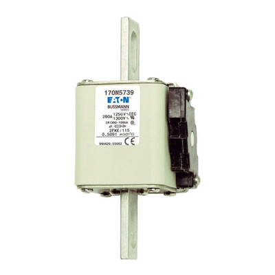 1250V 50A-1400A স্কয়ার ফিউজ 170M5739 সিস্টেম ইউরোপীয় স্ট্যান্ডার্ড সিরিজ